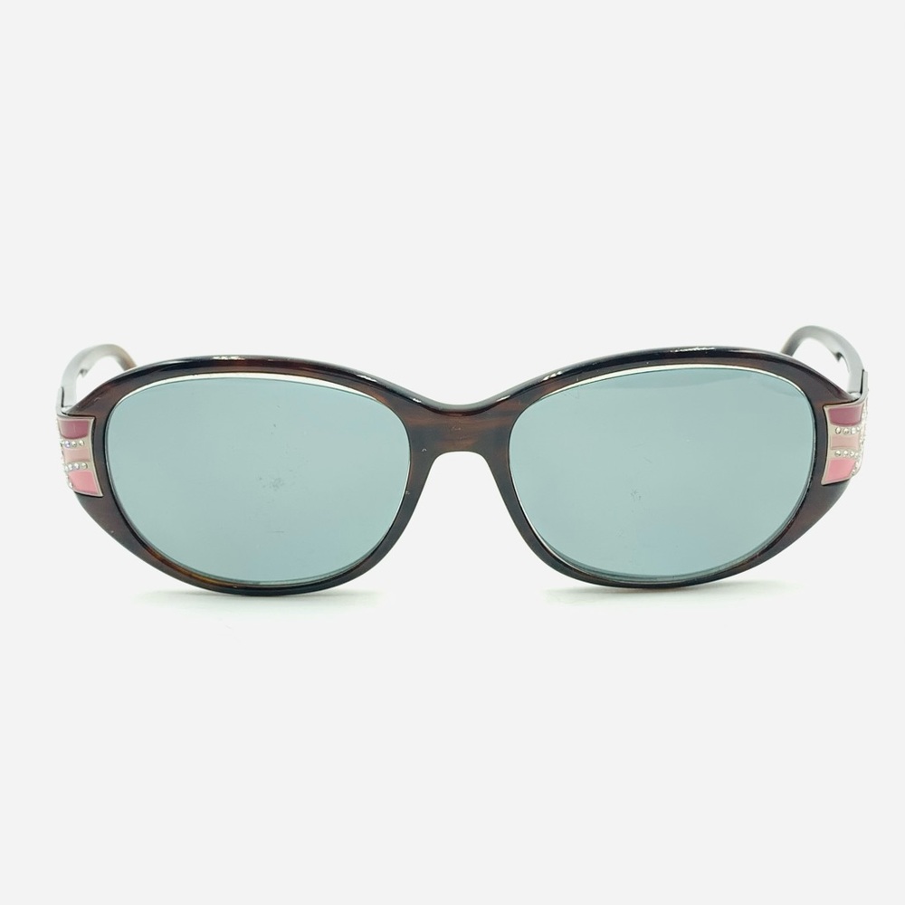 Tura O32 Brown Oval Sunglasses Frames